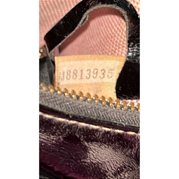 Dooney & Bourke Black Patent Small Hobo Bag - Picture 7 of 7